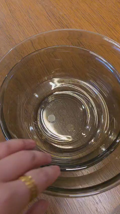 Smoked Glass Nesting Bowls