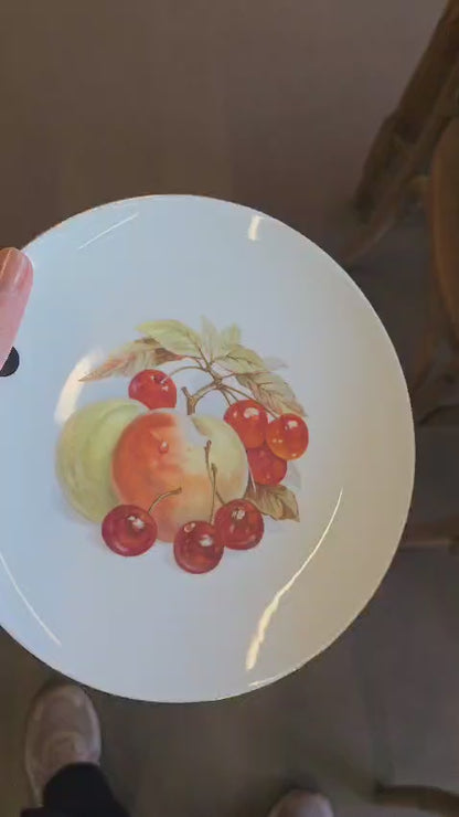 6 Bareuther Waldsassen Bavaria Fruit Plates