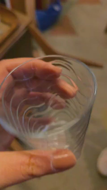 6 Clear Glass Tumblers