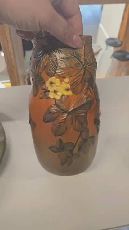 Danish Floral Ceramic Vase
