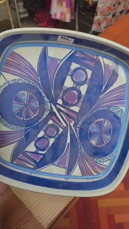 Royal Copenhagen "Tenera" Abstract Art Platter