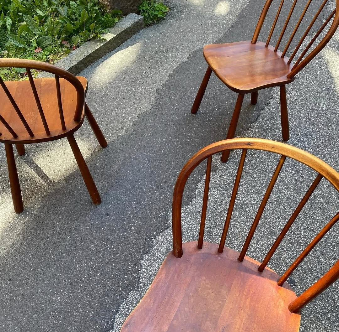Fritz Hansen Dining Chairs 1940s, set of 6