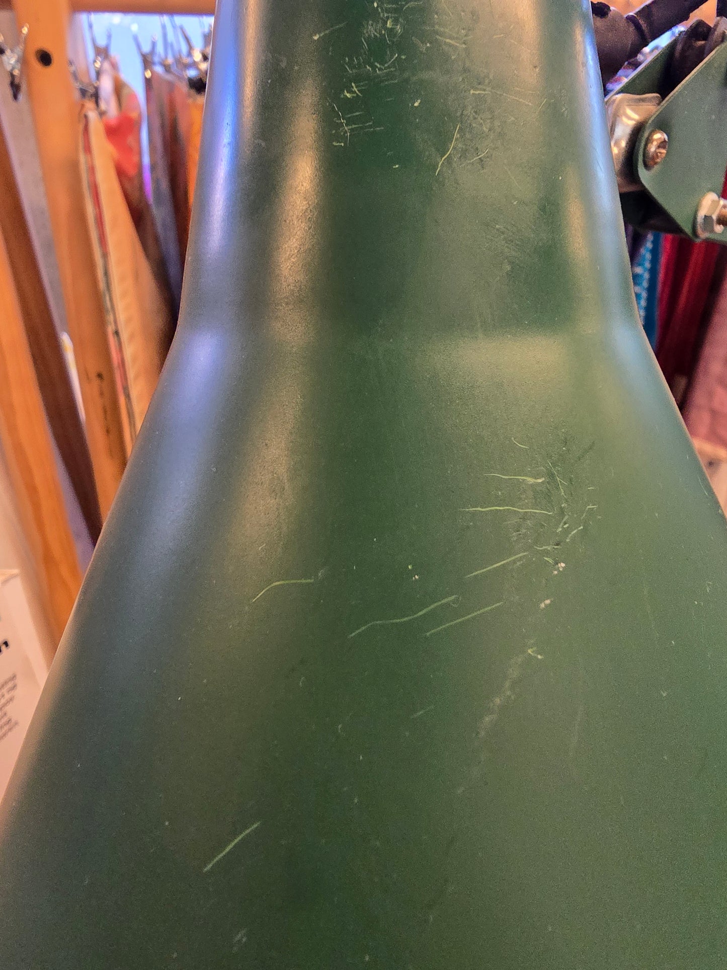 Vintage Grøn Justerbar Bordlampe