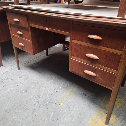 Teak Wood Office Desk with Drawers