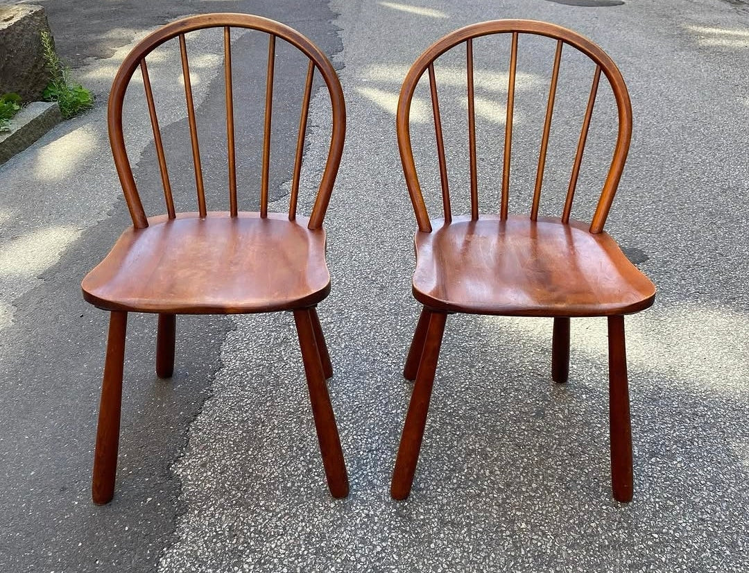 Fritz Hansen Dining Chairs 1940s, set of 6