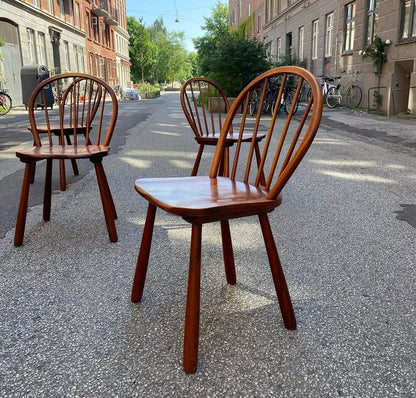 Fritz Hansen Dining Chairs 1940s, set of 6