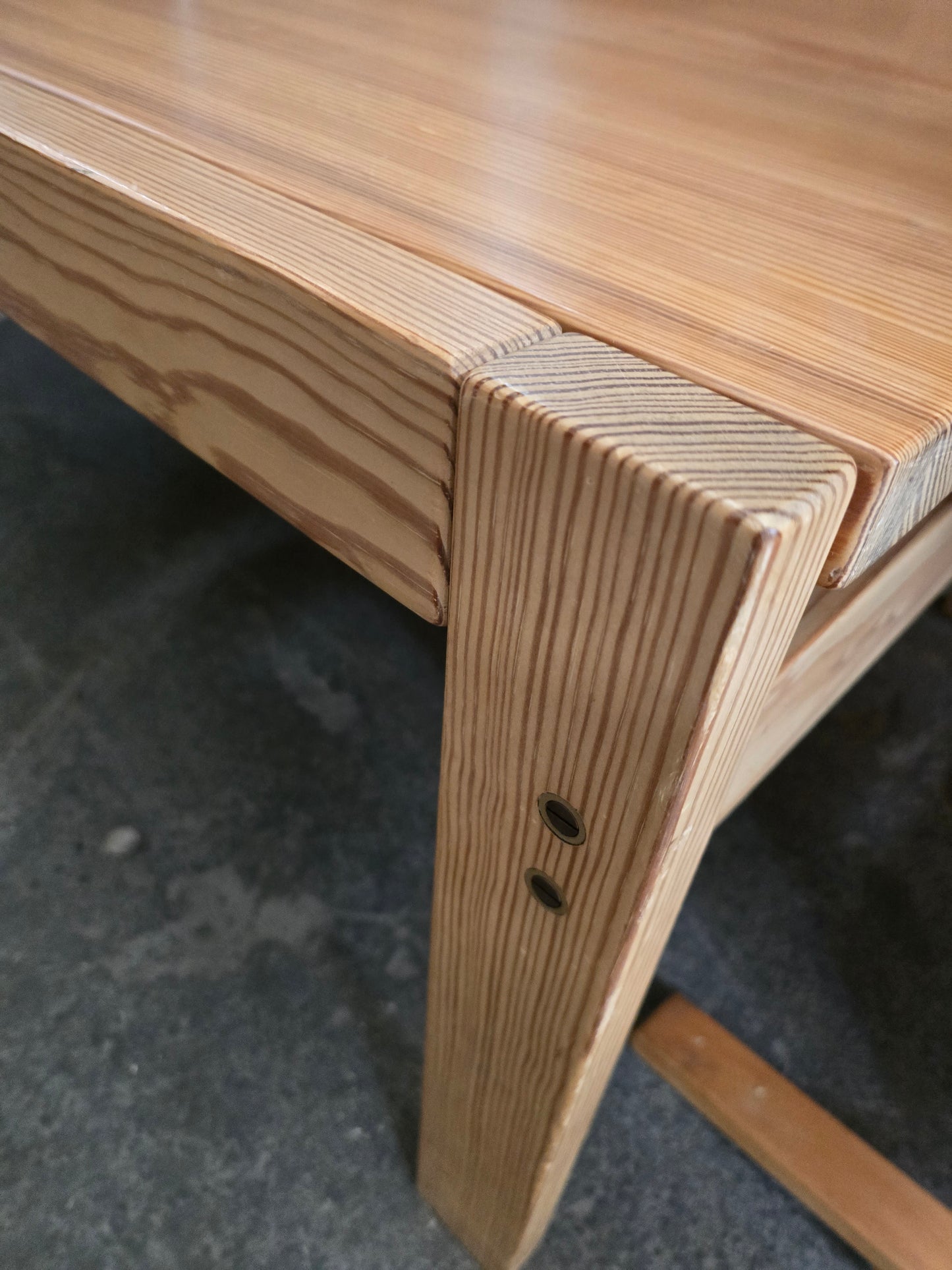 Scandinavian Solid Pine Coffee Table