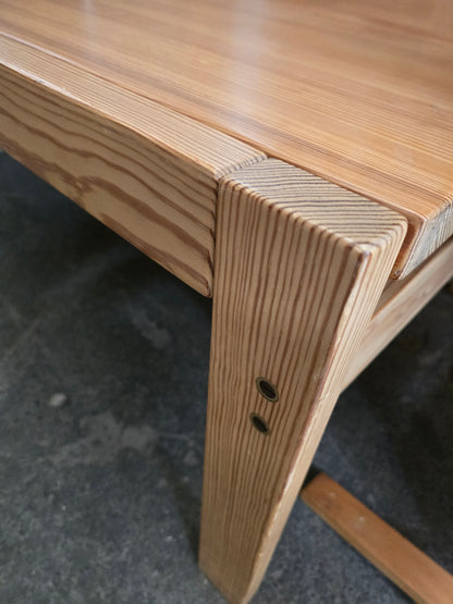 Scandinavian Solid Pine Coffee Table