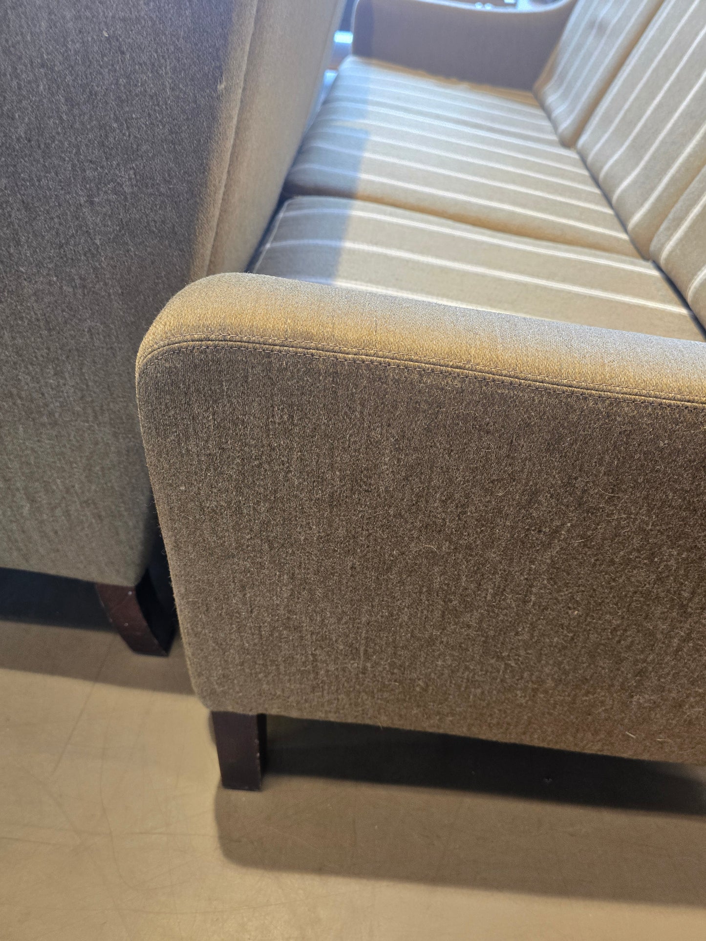 Striped Upholstered 3+2 Sofa set