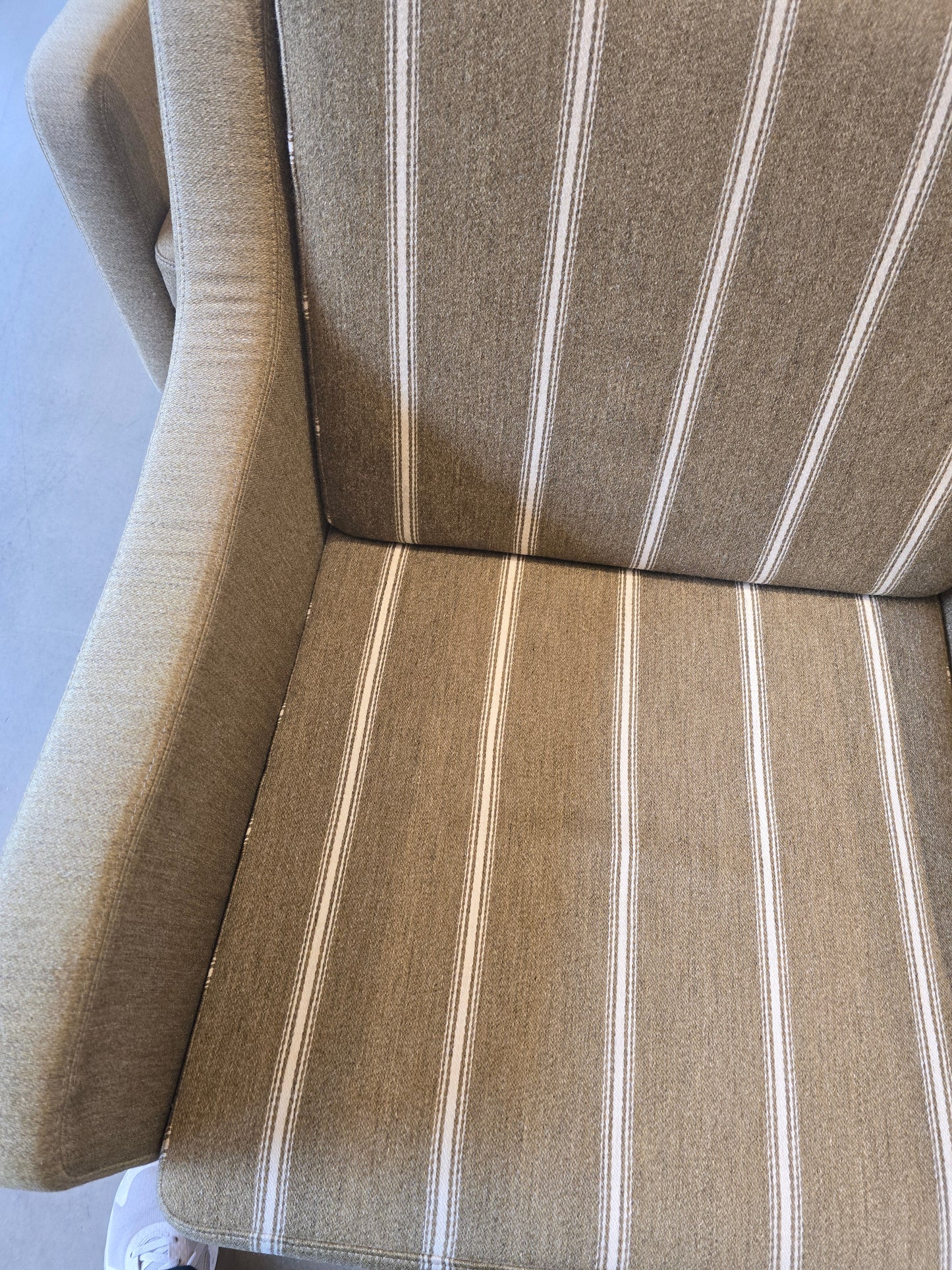 Striped Upholstered 3+2 Sofa set