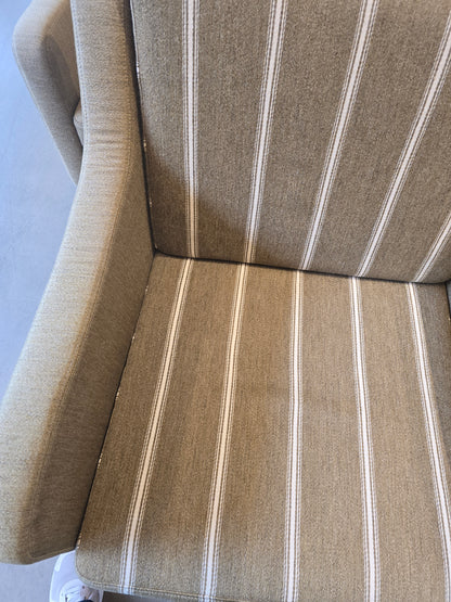 Striped Upholstered 3+2 Sofa set