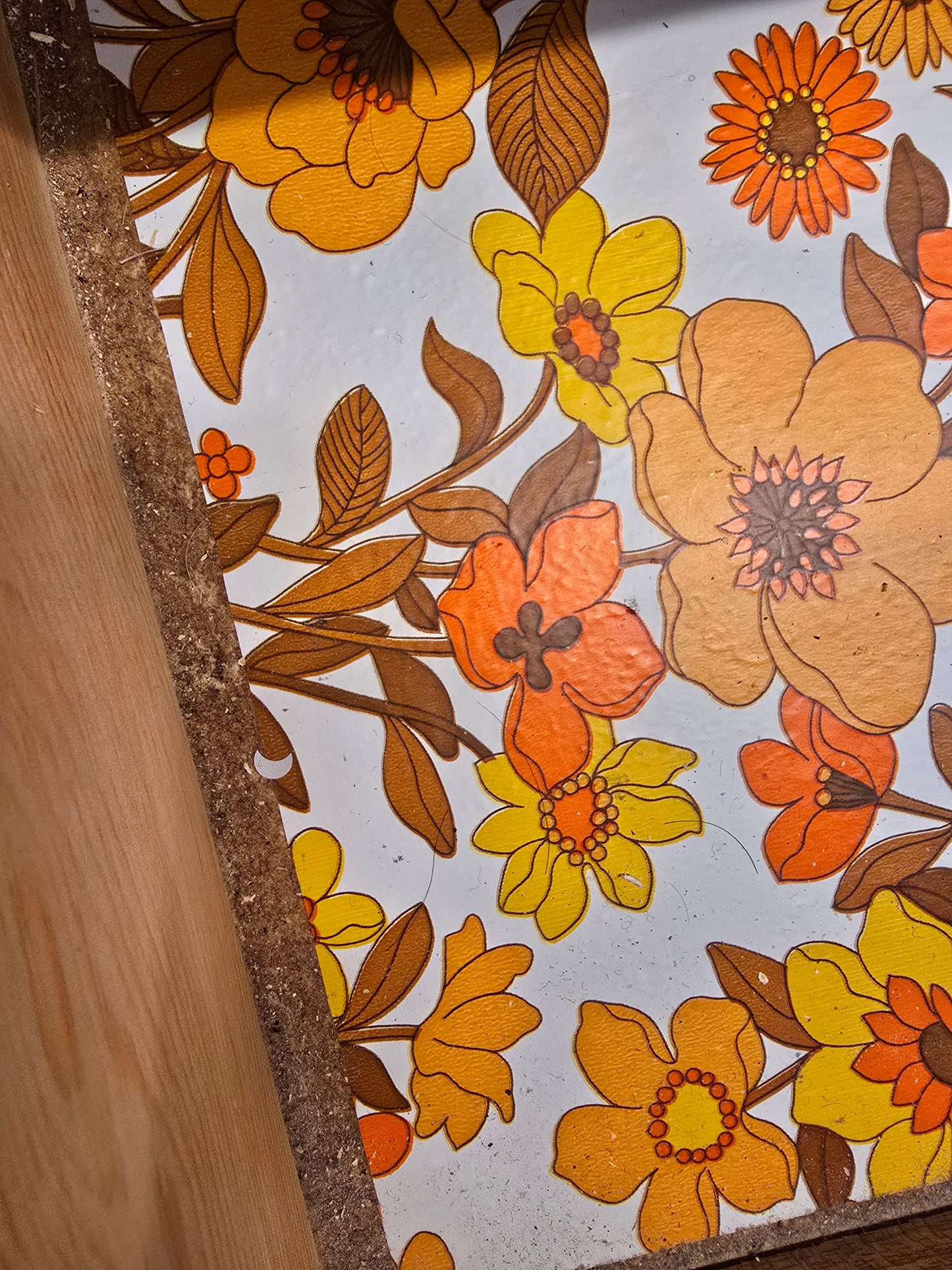 Vintage Teak Kommode med Forsænkede Greb