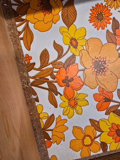 Vintage Teak Kommode med Forsænkede Greb