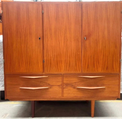 Vintage Teak Cabinet with Drawers