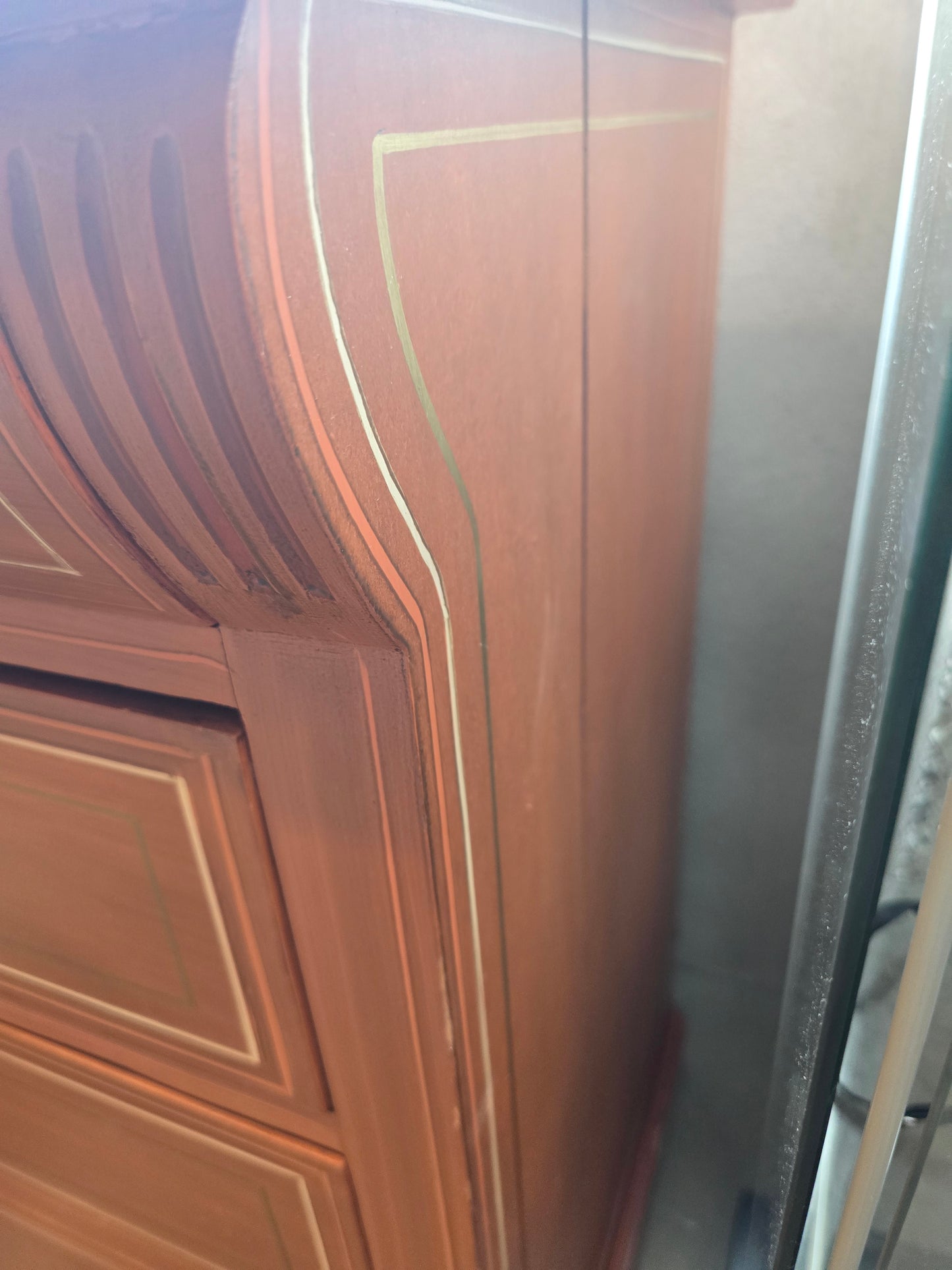 Wooden 4-Drawer Dresser